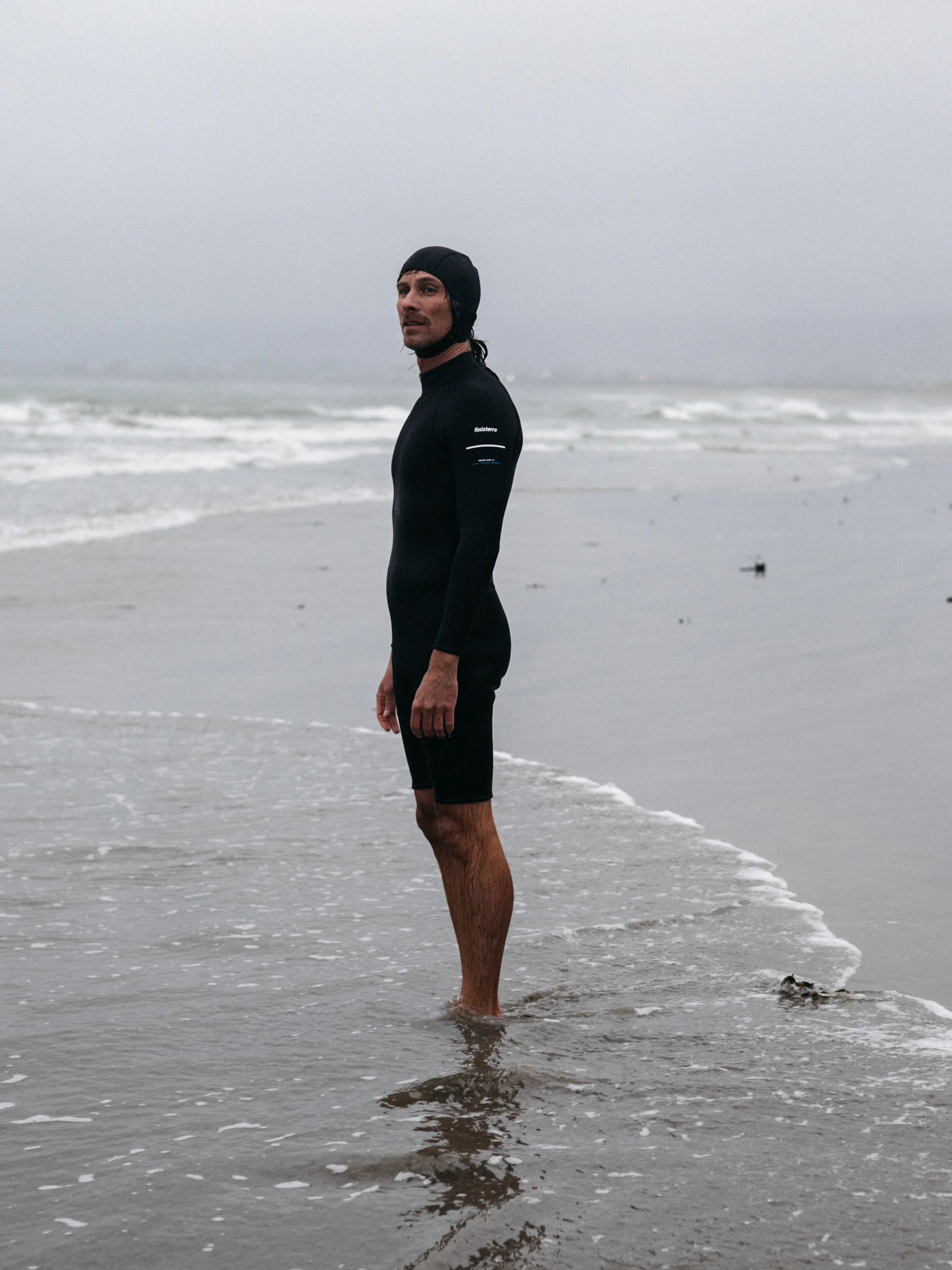 Men's Nieuwland 2mm Yulex® Back Zip Long Sleeve Shorty Wetsuit - Image 5