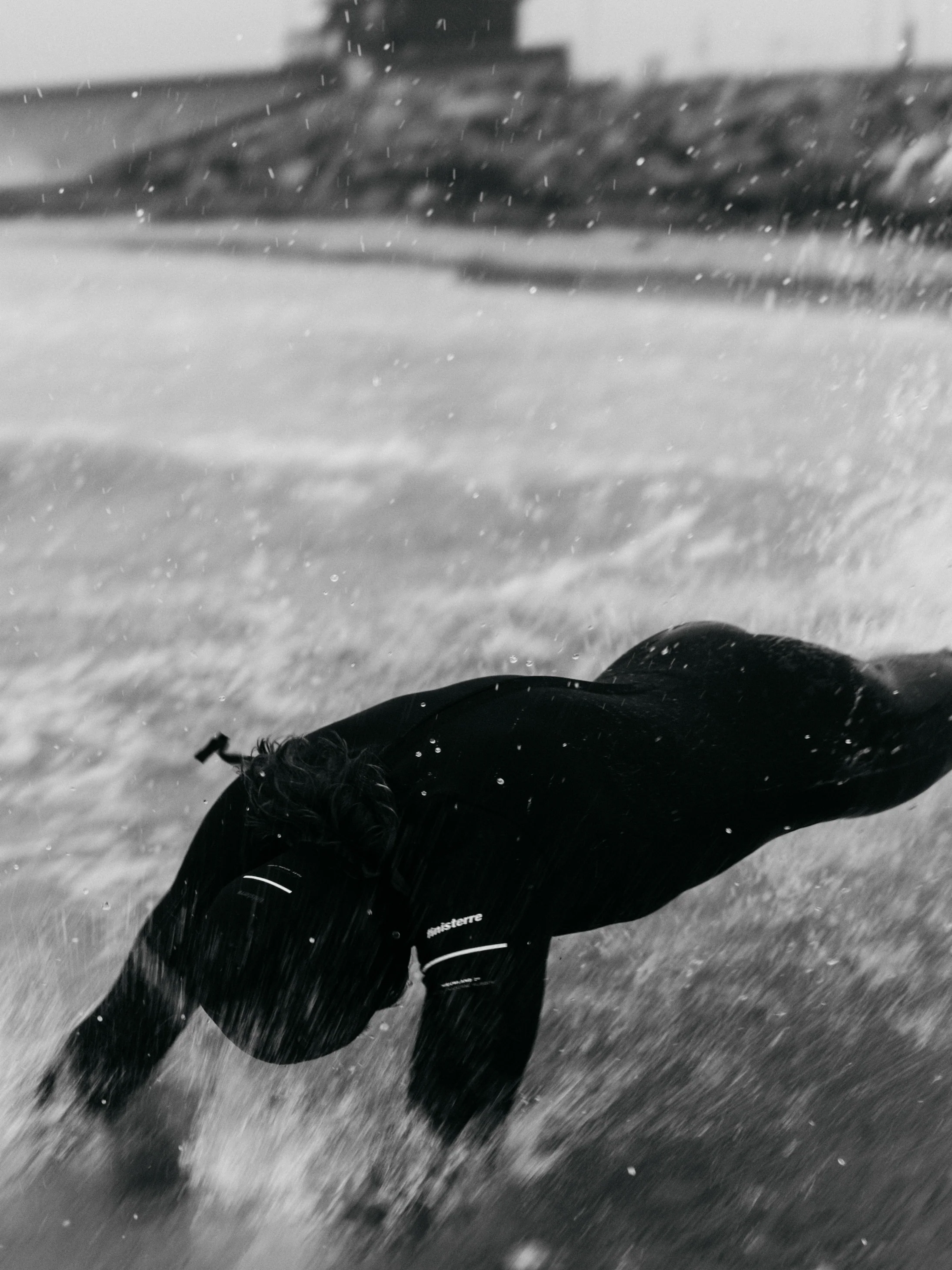 Men's Nieuwland 2mm Yulex® Back Zip Long Sleeve Shorty Wetsuit - Image 7