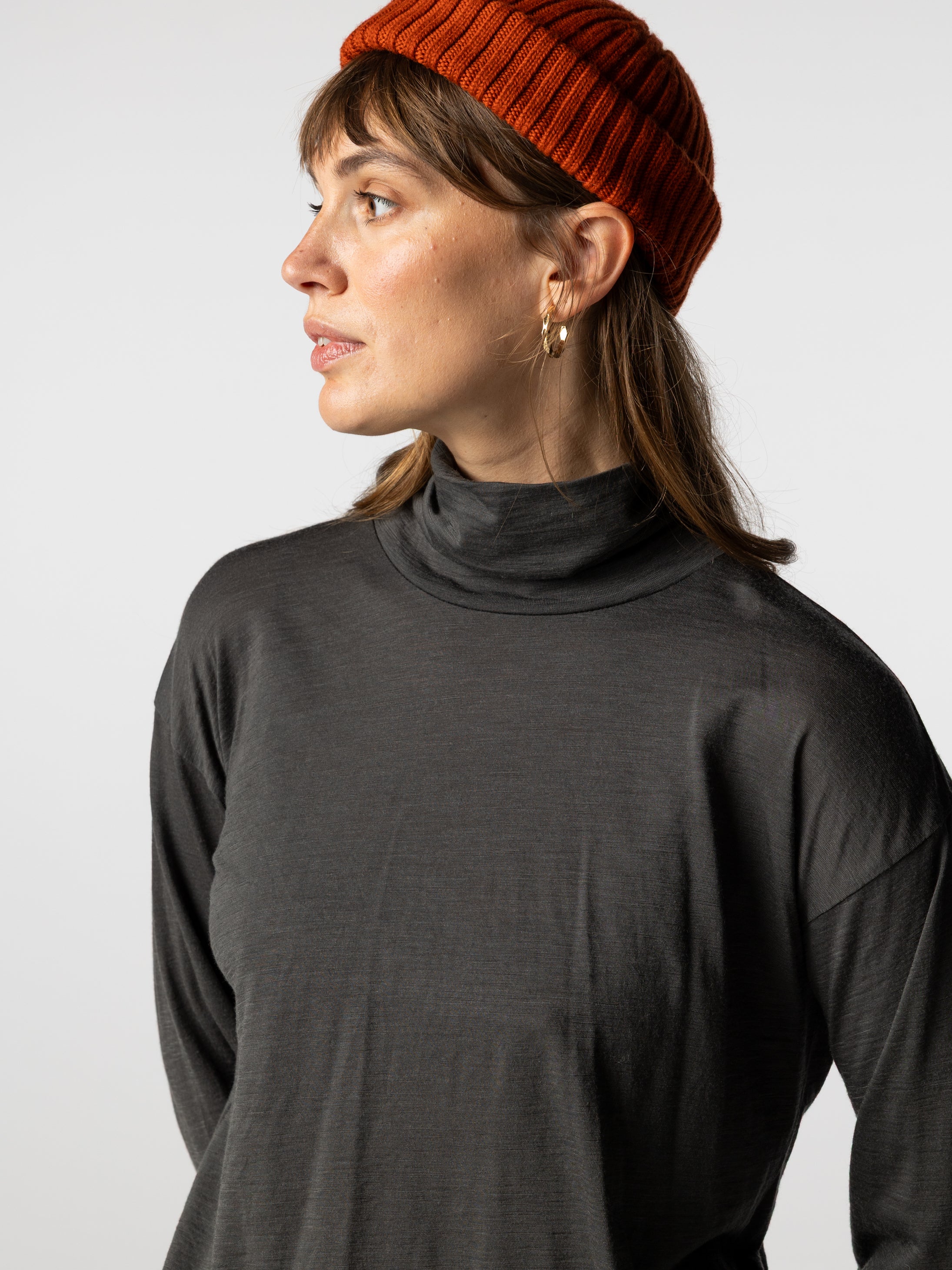 Women's Seeker Merino High Neck T-Shirt - Image 3